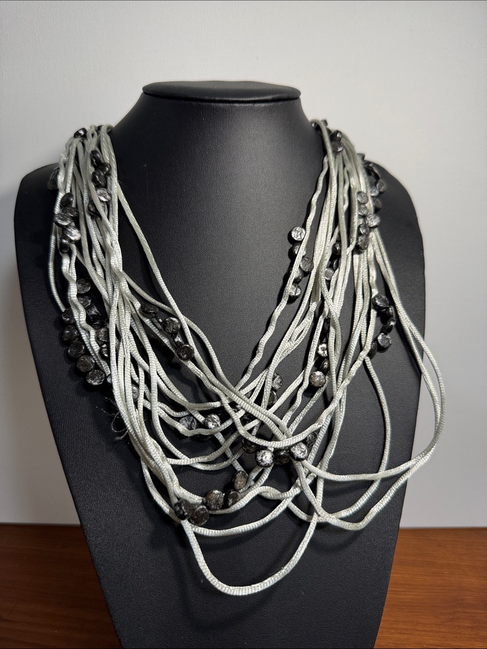 Multi strand necklace, made by Chantalle Beaudet